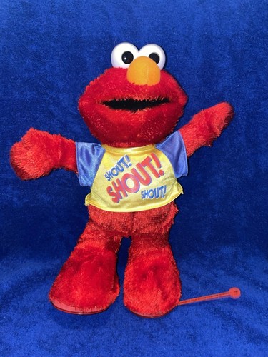 Fisher Price Hokey Pokey Elmo Dances & Spins w/ Shout! Shout! Shout! T-Shirt - Picture 11 of 13