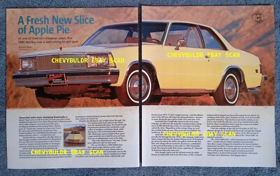 1980 Chevy Malibu Coupe History Info Article ''A Fresh New Slice of Apple Pie''