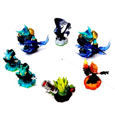 Lot of 7 Skylanders Random Action Figures All Tested