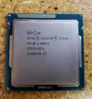 Intel Celeron G1610 SR10K CPU Processor 2.6GHz LGA1155  2-Core Ivy Bridge 55W