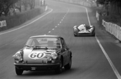 Philippe Farjon & Andre Wicky Porsche 911S Le Mans 1967 Motor Old Photo 20