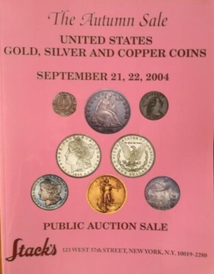 STACK's SEPTEMBER 2004 NEW YORK AUTUMN SALE - (AUCTION CATALOGUE) - *19179641  