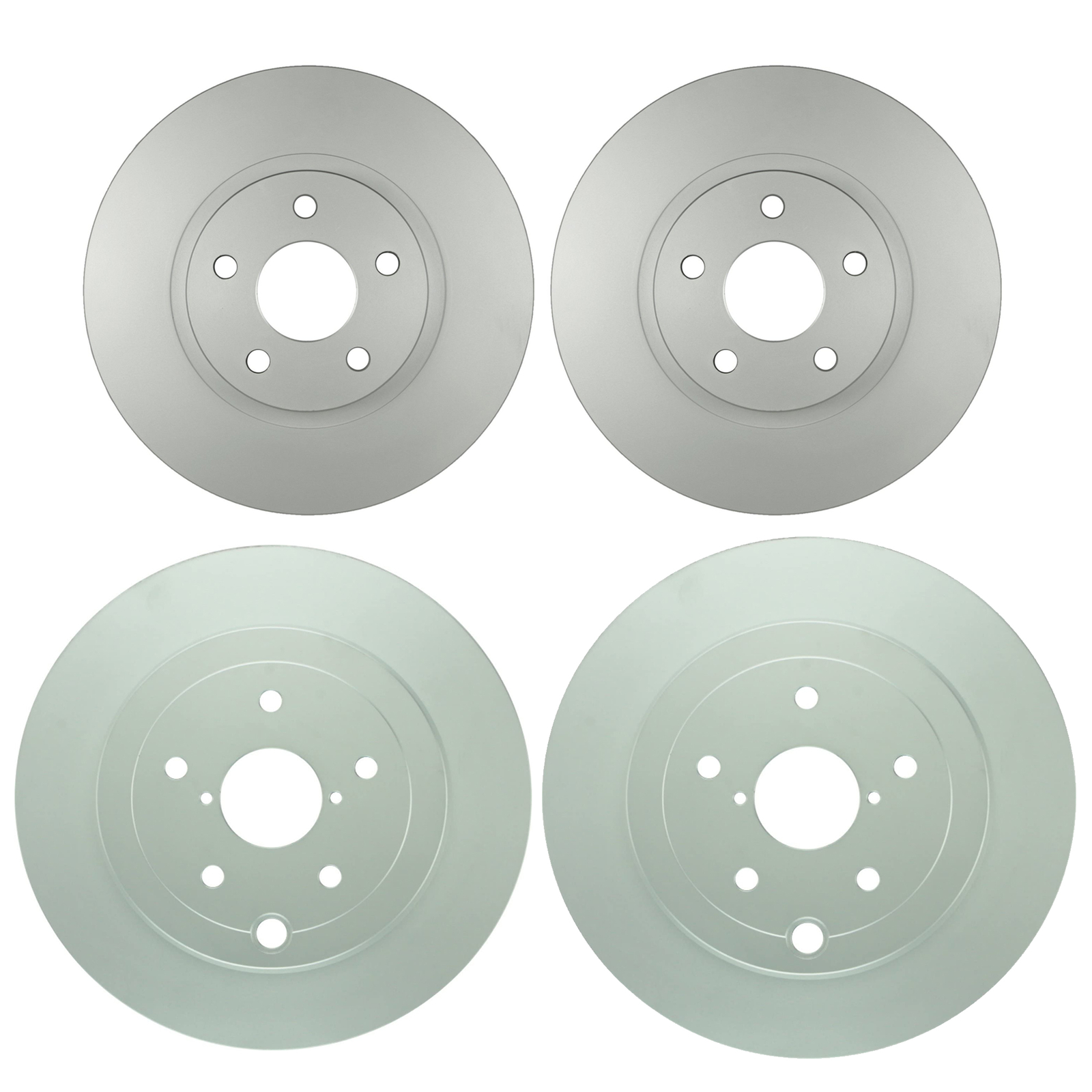 Bosch QuietCast Front 276mm & Rear 316mm Disc Brake Rotors Kit For ...