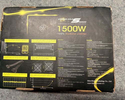 Silverstone Strider Gold Series ST1500-GS Fully Modular ATX PSU - Bild 9 von 13