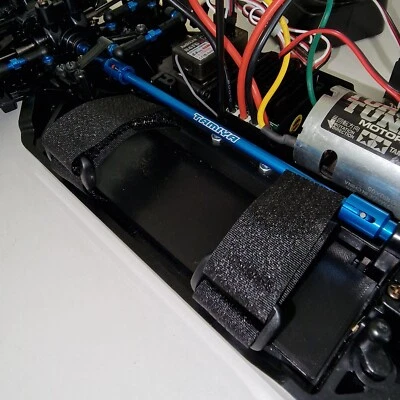 MARKENLOS Tamiya TT02 TT02B TT02R TT02S Klettbatteriehalterung