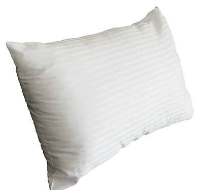 Mainstays Huge Pillows Set Of 2 In Blue And White Stripe 20" X 28", Machine Washable And Hypoallergenic Pillows