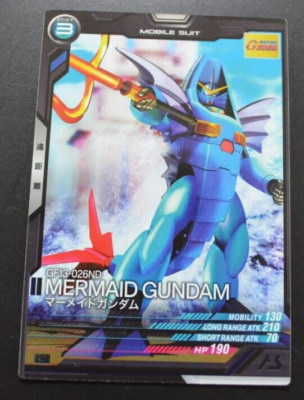 GUNDAM Arsenal Base Card GF13-026ND MERMAID GUNDAM LX03-025 | eBay