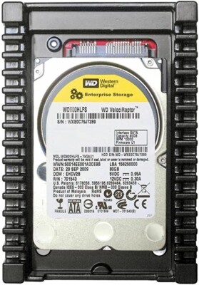 FESTPLATTE WD VeliciRaptor WD800HLFS 80GB 10000U/min 16MB SATA II 3.5'' Zoll