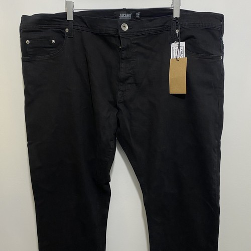 Jacamo Mens Black Skinny Jeans W48 L33 BNWT eBay