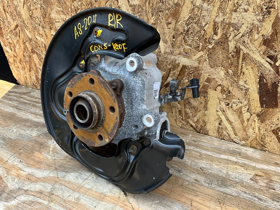 💎2011 - 2017 AUDI A8 QUATTRO TRASERO DERECHO LADO PASAJERO EJE NUDILLO BUJE OEM Foto 2 de 4