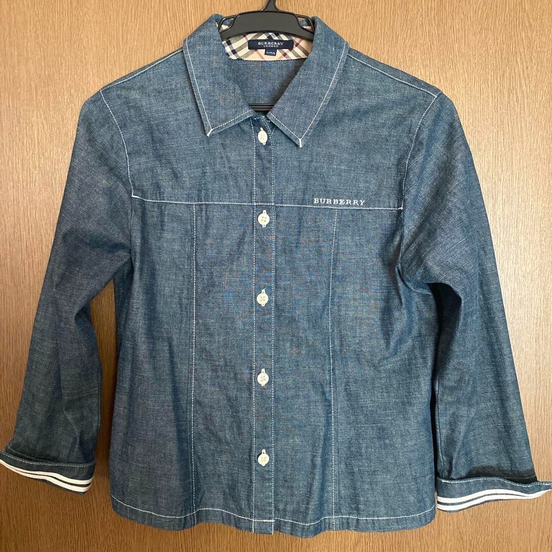 美品✨【BURBERRY LONDON】デニムジャケット☆160A BURBERRY LONDON DenimJacket&Skirt 160A