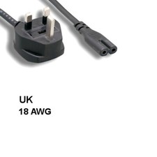 UK 6' Power Cord for SAMSUNG TV UN55H6350AF UN55H6400AF UN55HU6950AF UN55H7150AF
