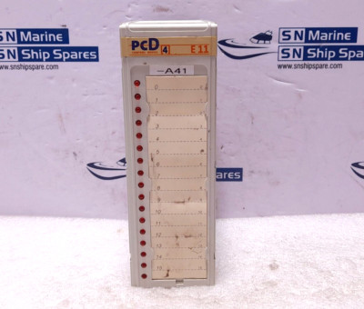 Saia Burgess PCD4.E110 Ver A Digital Module In 16x24VDC 8ms PCD4E11