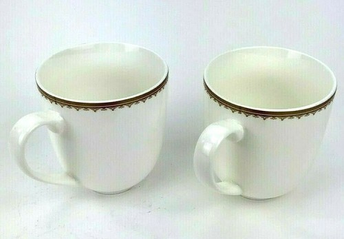 Juego de 2 tazas de café de cerámica Downton Abbey 2014 crest mercado mundial con caja de regalo - Imagen 3 de 11