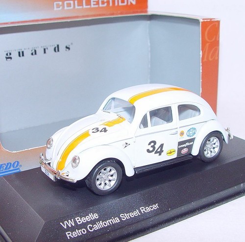 Lledo Vanguards 1:43 VW BEETLE CALIFORNIA STREET RACER BOY RACERS Model Car MIB! - Picture 4 of 8