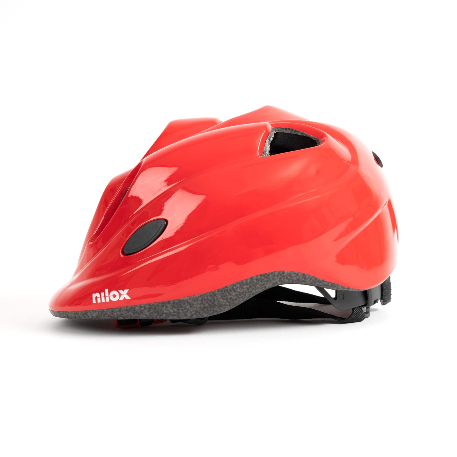 Nilox Casco Bici Bambino con Luce LED Rosso, Casco per Bambino con (a0N)