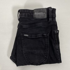 Riders By Lee Youth Girl Hi Rider Faded Black Skinny Stretch Jeans Size 12 GUC