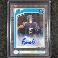 2024 Clearly Donruss Football ROME ODUNZE Rated Rookie Auto RR Logo 12/32 #60