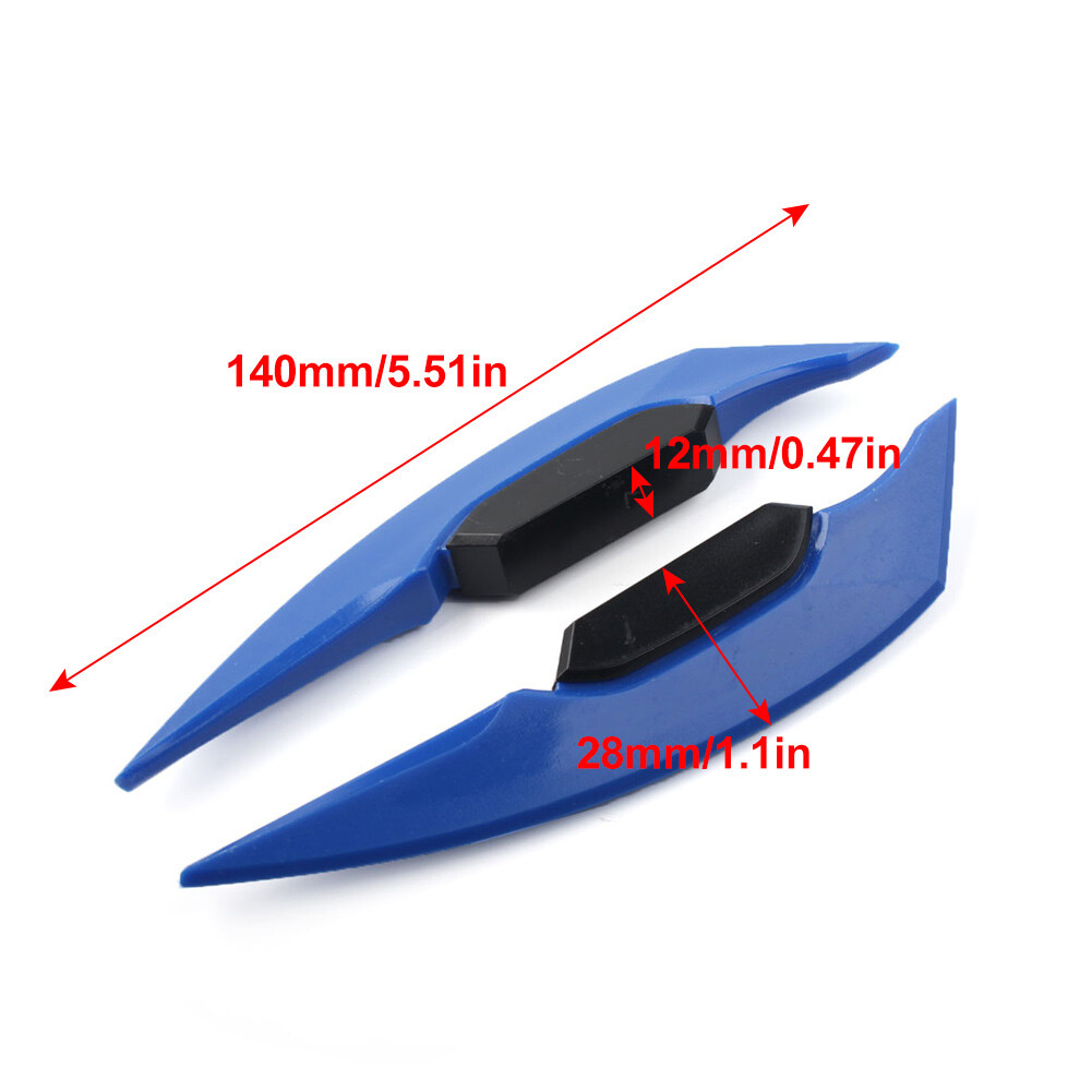 2ⅹ Fairing Winglets Side Spoiler Deflector Air Wing Kit