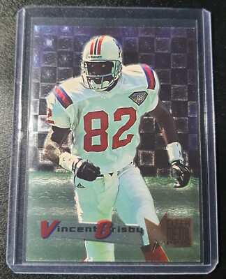 Vincent Brisby - Fleer Metal 1995 - New England Patriots