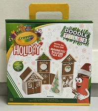 CreateOn Crayola Holiday Gingerbread House Magnetic Tiles