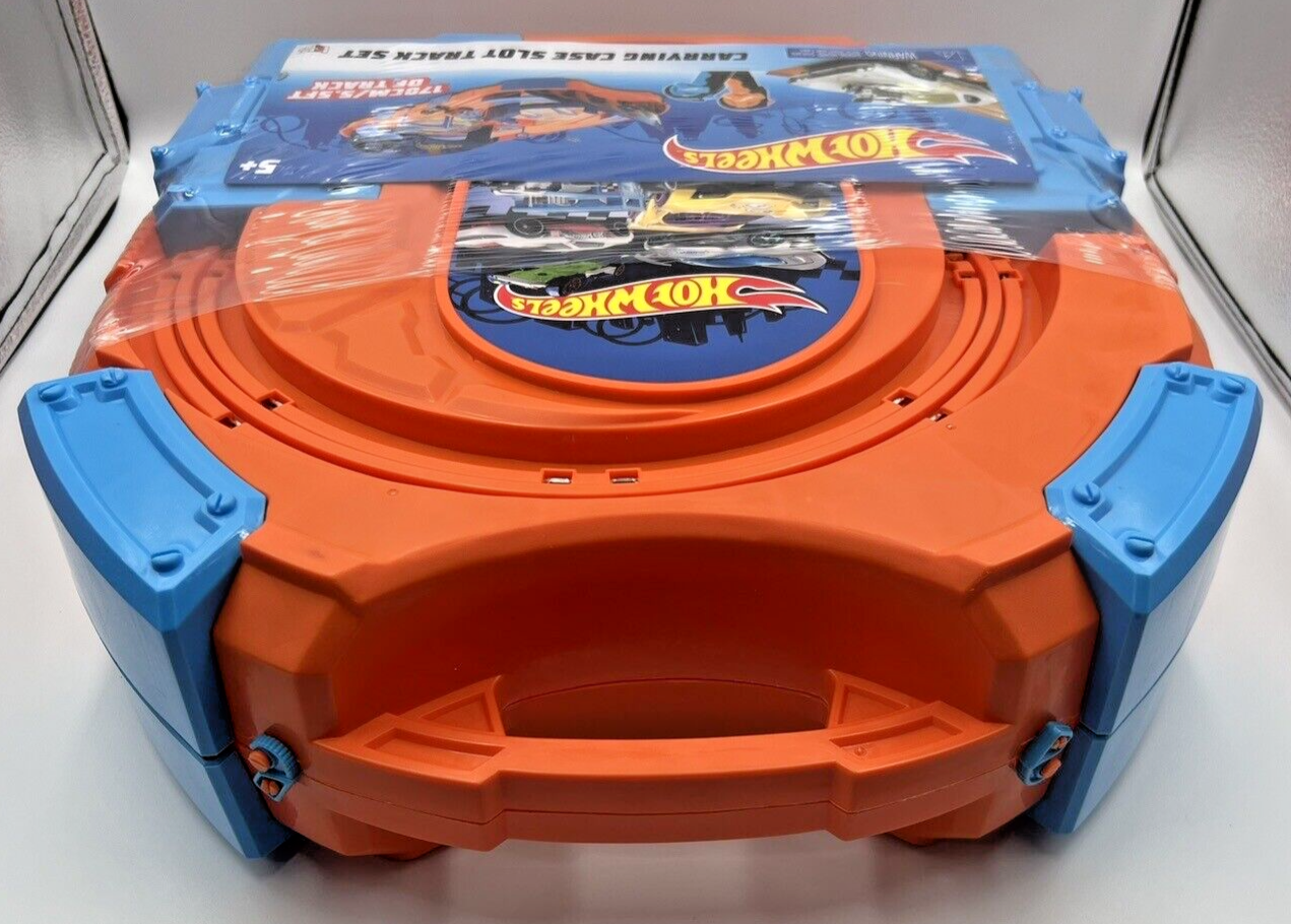 Hot Wheels Carrying Case Slot Track Set Car Brand New! eBay