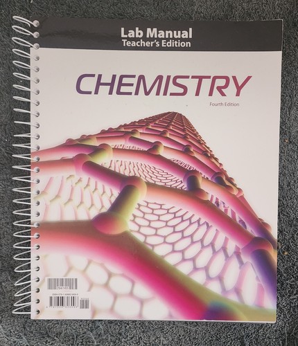 3388-51 * BJU, TEACHER'S EDITION, CHEMISTRY LAB MANUAL, 4TH EDITION, BRAND NEW - 第 1/1 張圖片