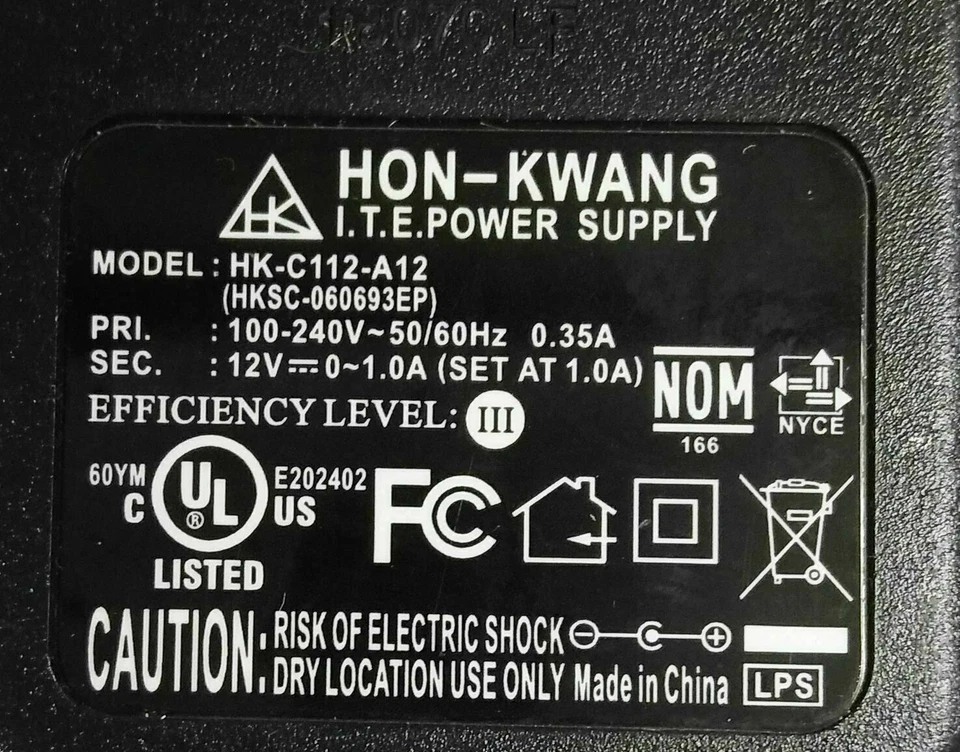 Adaptador de CA genuino Hon-Kwang Altavoces de barra de sonido Dell AX510PA AX510 Fuente de alimentación Foto 2 de 4