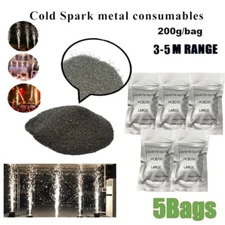 1/5Bags 200g Cold Spark Machine Material Powder Firework Stage Effect Safety