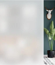 HIDBEA Frosted Window Privacy Film - Non Adhesive Static Cling 29.5”x157.5”