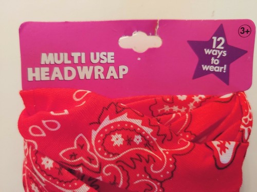 Red & Black Face Masks Bandana Neck Gaiter Protective Face Cover Children 3+ - Picture 4 of 11