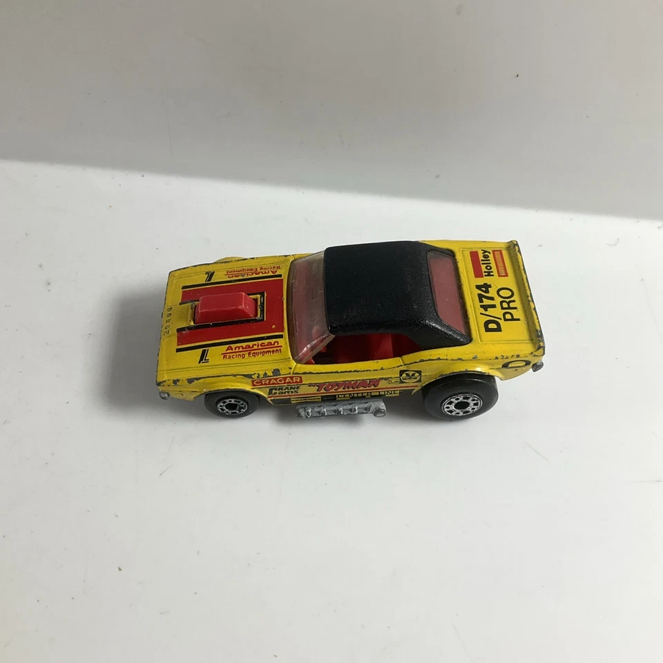 Matchbox Superfast Dodge Challenger 'Toyman' Yellow. 1975. Vintage & Original - Image 4 of 4