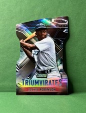 2023 Stadium Club Triumvirates Black Parallel 22/99 Jackie Robinson # T-28