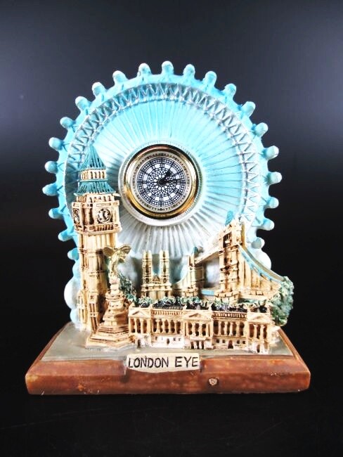 London Eye Collage Poly Model, 10cm, Big Ben, Tower Bridge, Trafalgar