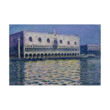 Claude Monet - Palazzo Ducale (1908) Hand-painted Oil Painting Wall Art