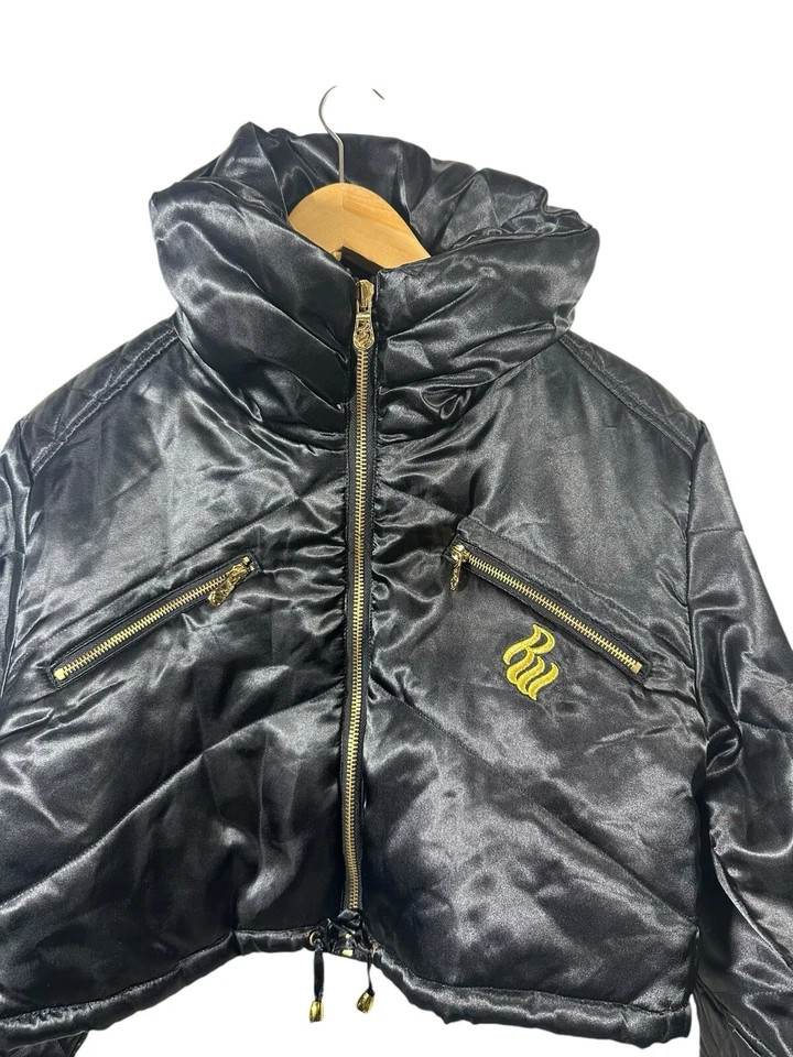 Vintage Rocawear Rhinestone Cropped Coat Jacket Y2K Hip Hop Jay-Z 90’s 2000’s - Image 2 of 4