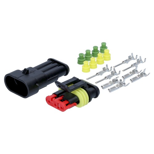 AMP Superseal Set Connettore 3 Poli 1,50² Connettore Cavo - Foto 9