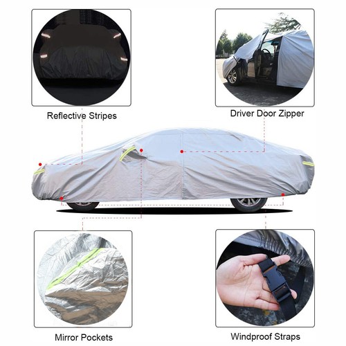 For Mercedes Benz C300 CLA250 Car Cover Waterproof UV Dust Rain Outdoor Protect - Picture 8 of 12