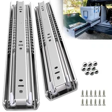 Heavy Duty Drawer Slides 1 Pair 12 14 16 18 20 22 24 32 40 Inch 150 Lbs Full ...