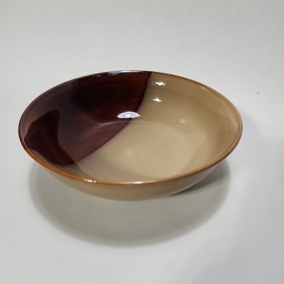 Sango Eclipse Brown Soup Cereal Bowl Stoneware Round 7 1/2''
