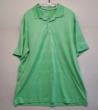 NIKE GOLF Men's XL Tour Performance Dri Fit Polo Shirt Lime Green