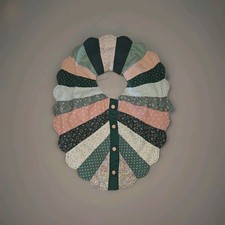 Vintage Handmade Quilted Collar