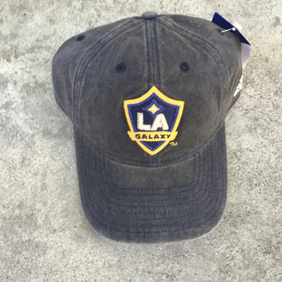 NUEVO CON ETIQUETAS Adidas Los Angeles Galaxy MLS Gris Correa Ajustable 2014 Gorra LA Foto 2 de 4