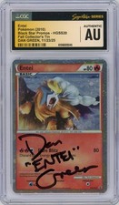 CGC AUTHENTIC Dan Green Autographed Shiny Entei HGSS20 Pokemon Promo on eBay