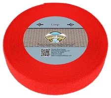 Country Brook Design® Hot Orange Sew On Loop Only (2 inch, 50 yards)