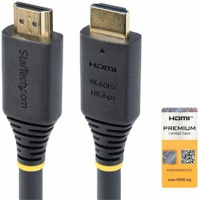 StarTech.com 20ft (6m) Premium Certified High Speed HDMI Cable, 4 840021