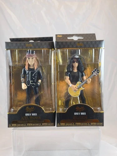 Funko Gold Rocks 5" Premium Vinyl Figure GUNS N' ROSES Axl Rose, Slash NEW