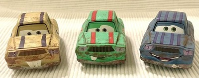 Disney Pixar Cars Three Cousins 1:55  Jud Buford Cletus loose mint condition 