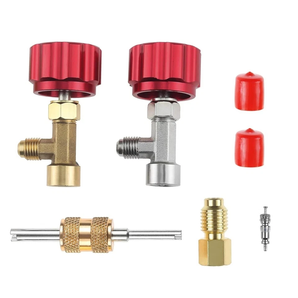 Easy Install R134A Can Tap Self Sealing Valves Tank Adapter For Car A/C Systems - Image 2 of 4