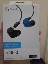 FINAL A2000 In-Ear Earphones High-Resolution Audiophile Canal Type Wired IEM